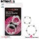 Steel Beaded Set · Juego de anillos de silicona con cuentas de acero · CalExotics