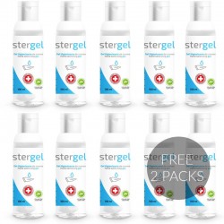 STERGEL  HIDROALCOHOLICO DESINFECTANTE COVID-19 100ML 8 + 2 GRATIS