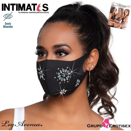 Fleur Face Mask Cover · Mascarilla facial · Leg avenue