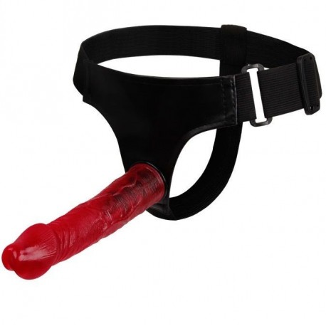 ULTRA  HARNESS LILA REALISTICO 19CM