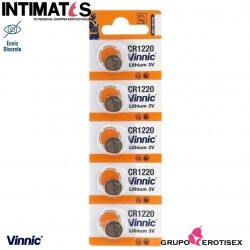 Pilas alcalinas tipo botón CR1220 5u. · Vinnic
