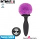 Butt Plug M - Black/Purple · Plug  con vibración y cola intercambiable · Happy Rabbit
