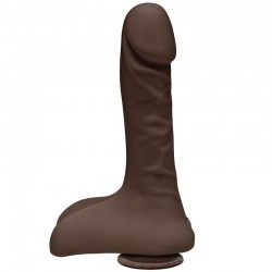 DOC JOHNSON THE SUPER D PENE REALÍSTICO 23 CM  MARRÓN