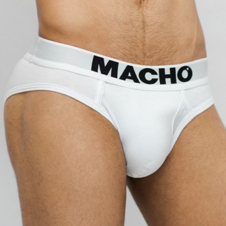 MACHO - MC126 CALZONCILLO CORTO BLANCO TALLA L