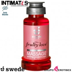 FruityLove™ · Lubricante efecto calor y sabor a Fresas con Champán 100 ml · Swede