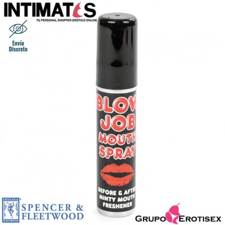 Blow Job · Spray bucal de menta · Spencer & Fleetwood