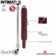 Luxury Spreader Bar - Burgundy · Barra separadora con esposas · Ouch!