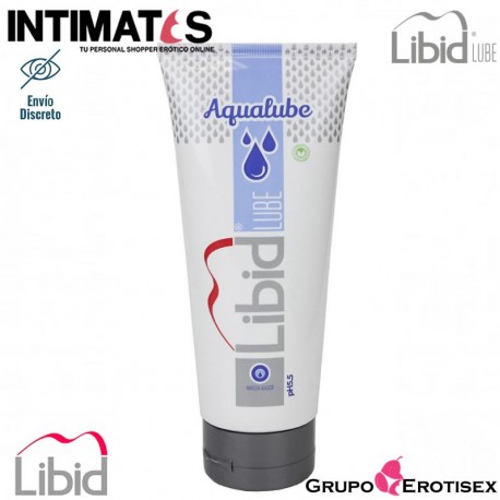 Aqualube 200 ml · Lubricante a base de agua · Libid Lube