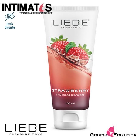 Strawerry · Lubricante con sabor fresa · Liebe