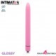 Slim · Vibrador rosa intenso · Glossy