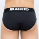 MACHO - MC126 CALZONCILLO CORTO NEGRO TALLA M