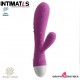 Bacall · Vibrador doble motor USB - Púrpura · Engily Ross