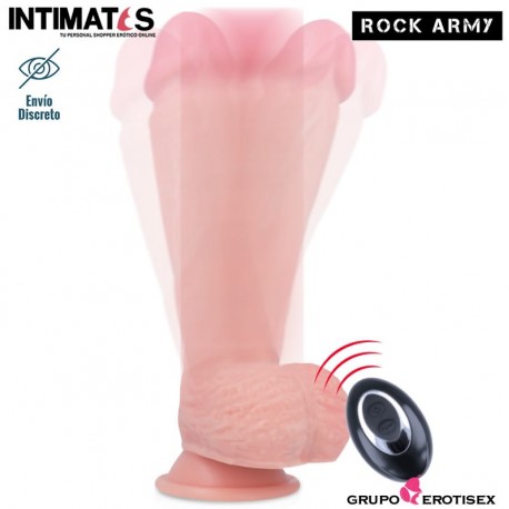 Apache Liquid Silicone · Vibrador realista 220mm · Rock Army