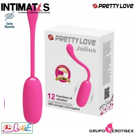 Julius · Huevo-bala vibradora recargable · Pretty Love