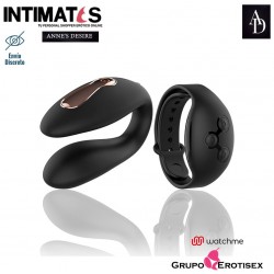 Dual Watchme · Vibrador para parejas - negro · Anne's Desire