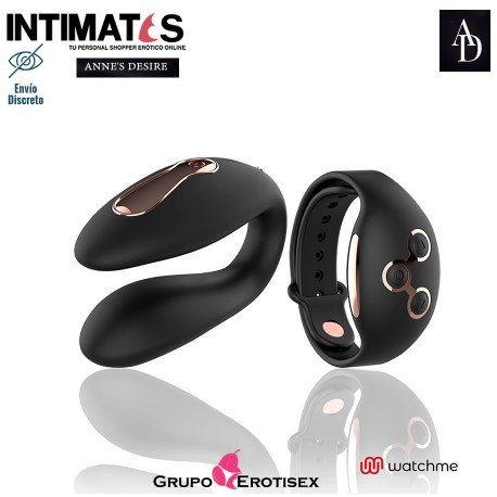 Dual Watchme · Vibrador para parejas - negro · Anne's Desire