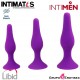 Anal Training Kit · Set de plugs anales morado · Intimen