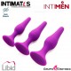 Anal Training Kit · Set de plugs anales morado · Intimen