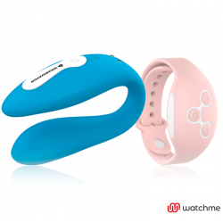 WEARWATCH VIBRADOR DUAL TECHNOLOGY WATCHME AZUL/ROSA