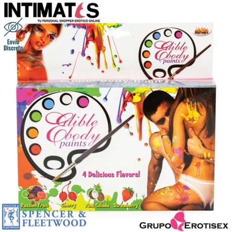 Pinturas corporales comestibles · Spencer & Fleetwood