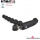 Beaded Buddy · Vibrador con cuentas anales - Negro  · EasyToys