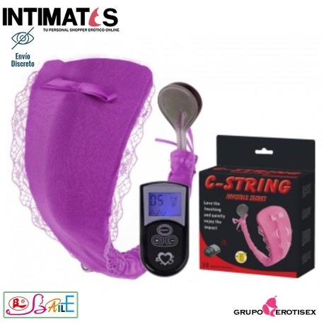 Invisible Secret · C-string con Vibración y Control Remoto· Baile