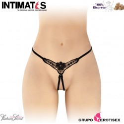 Daniela · Tanga negro abierto · Fashion Secret