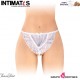 Katia · Tanga blanco con perlas nacaradas · Fashion Secret