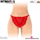 Katia · Tanga rojo con perlas nacaradas · Fashion Secret