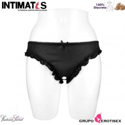 Tania · Culote abierto negro · Fashion Secret