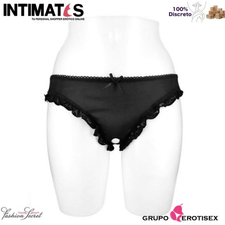 Tania · Culote abierto negro · Fashion Secret