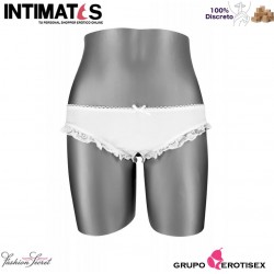 Tania · Culote abierto blanco · Fashion Secret