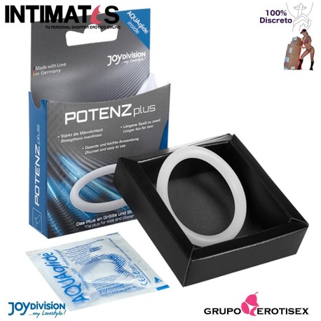 POTENZplus - S - Trasparent · Prolonga la erección y retrasa la eyaculación · JoyDivision