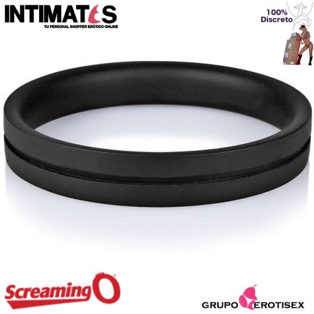 RingO Pro LG  32mm · Anillo de silicona negro · Screaming O