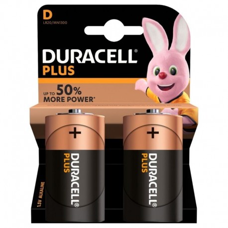DURACELL PLUS PILAS 2 x LR20/