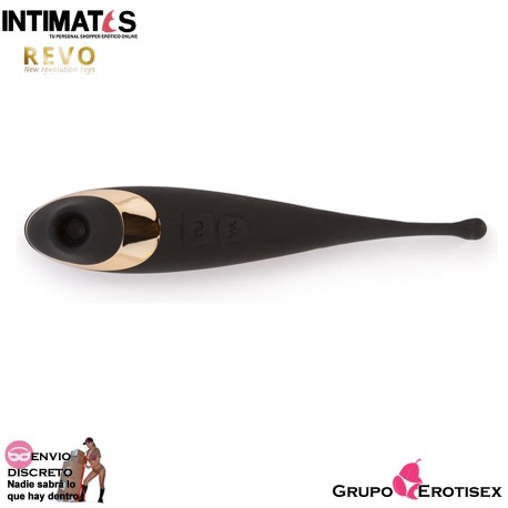 Cyclon · Succionador de clítoris con varita vibradora · Revo