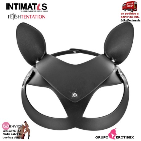 Catwoman · Máscara fetiche de orejas de gato · Fetish Tentation