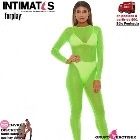 Fatal Look · Body de malla con ligueros · Penthouse