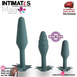 Doobies Pot Leaf Anal Trainer · Set de 3 plugs anales · Maia