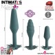 Doobies Pot Leaf Anal Trainer · Set de 3 plugs anales · Maia