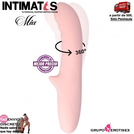 Pisa · Vibrador rotador rosa · Mia