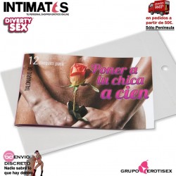 Poner a tu chica a cien · Talonario 12 cheques · Diverty Sex