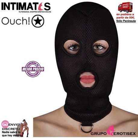 Extreme Mesh Balaclave · Máscara con orifico en boca y ojos y anillo · Ouch!