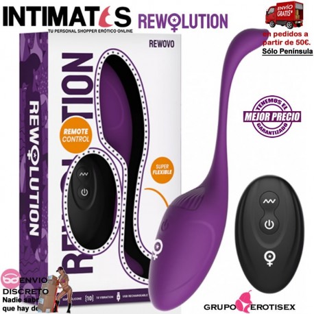 Rewovo · Huevo vibrador recargable · Rewolution