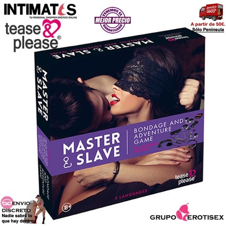 Master & Slave · Set de Bondage - Purple · Tease&Please