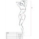 PASSION WOMAN BS044 BODYSTOCKING BLANCO TALLA UNICA