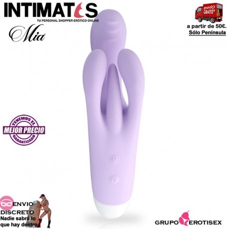 Gell · Vibrador orgásmico con 3 motores · Mia