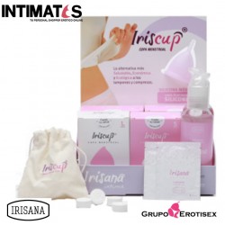 Iriscup S · Copa menstrual rosa · Irisana