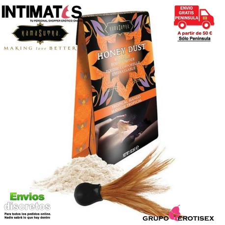 Honey Dust · Polvo corporal besable - Mango · Kamasutra