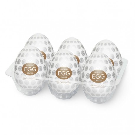 TENGA HUEVO MASTURBADOR CRATER PACK 6 UD